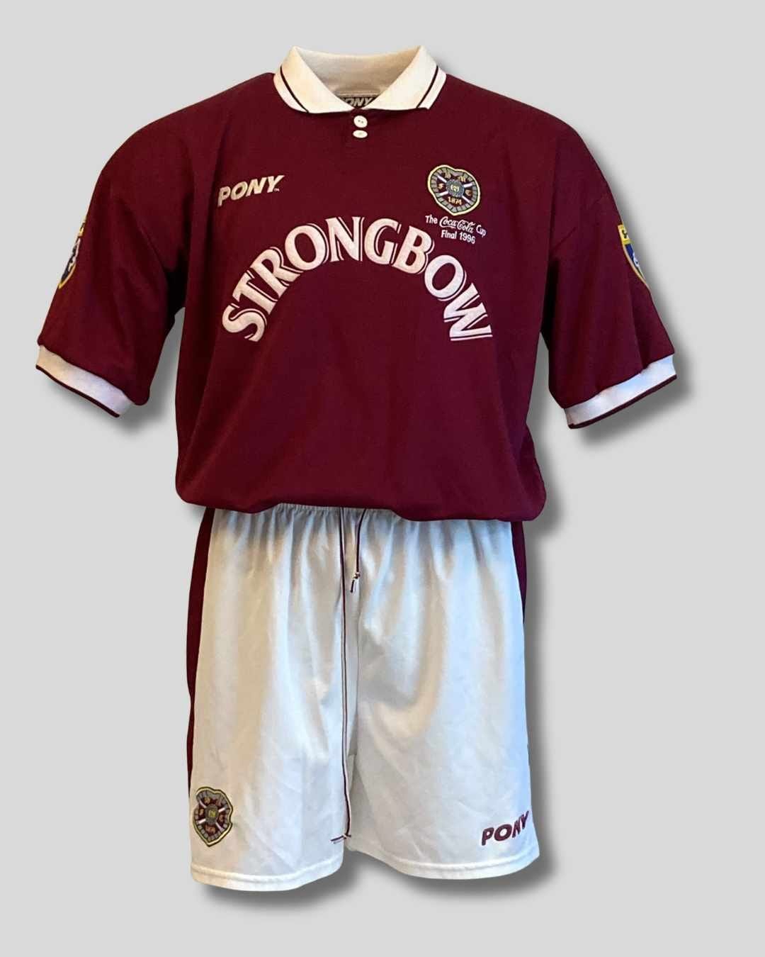 1996 Hearts Coca-Cola Cup Final Shirt | Vintage Hearts jersey