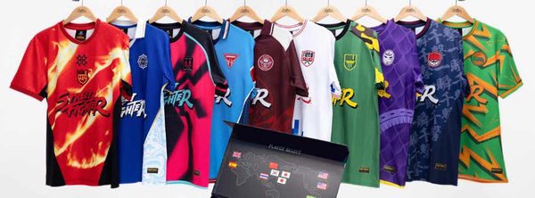 Street Fighter football shirts. The combination you never knew you needed - featured image