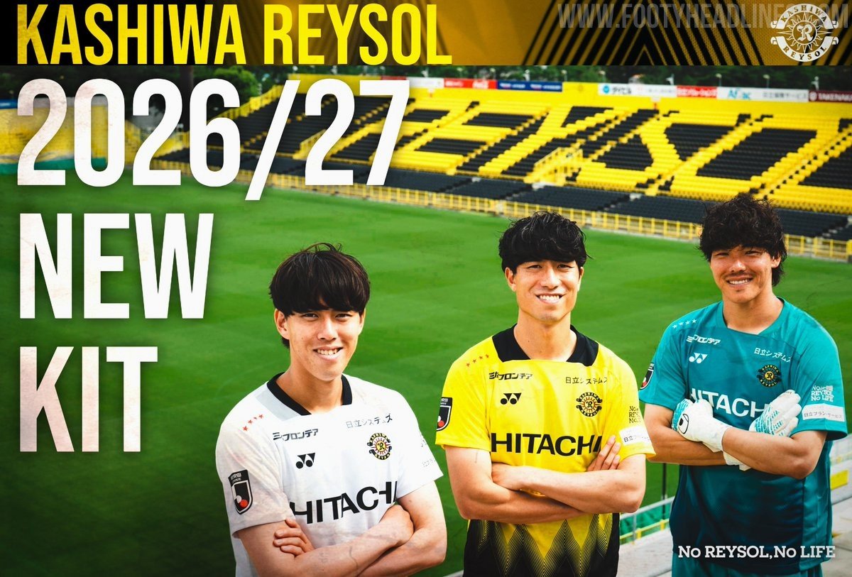 Kashiwa Reysol 26-27 Kits Released - featured image