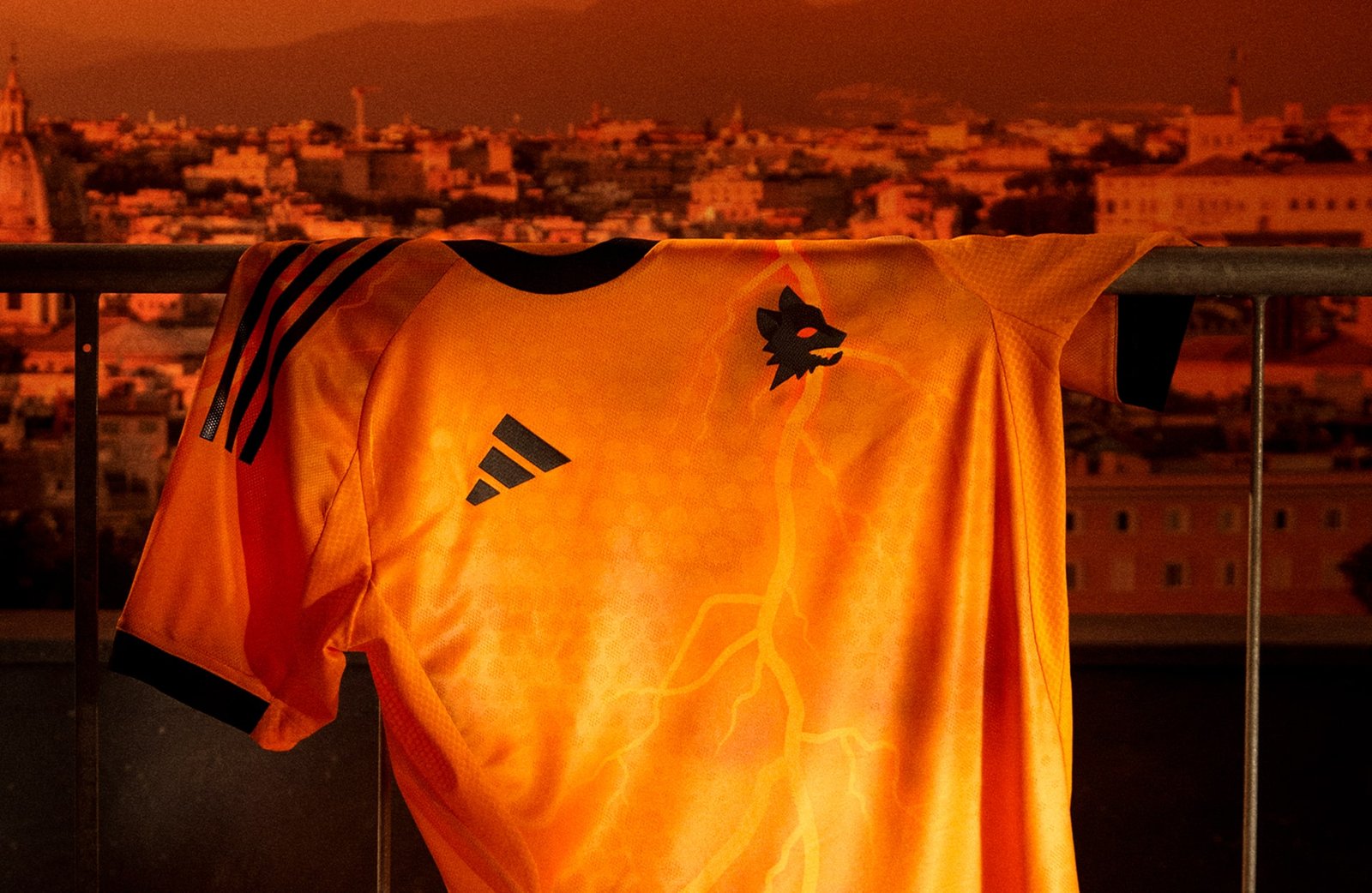 adidas & AS Roma Drop Orange Away Kit For 2025/26 - featured image