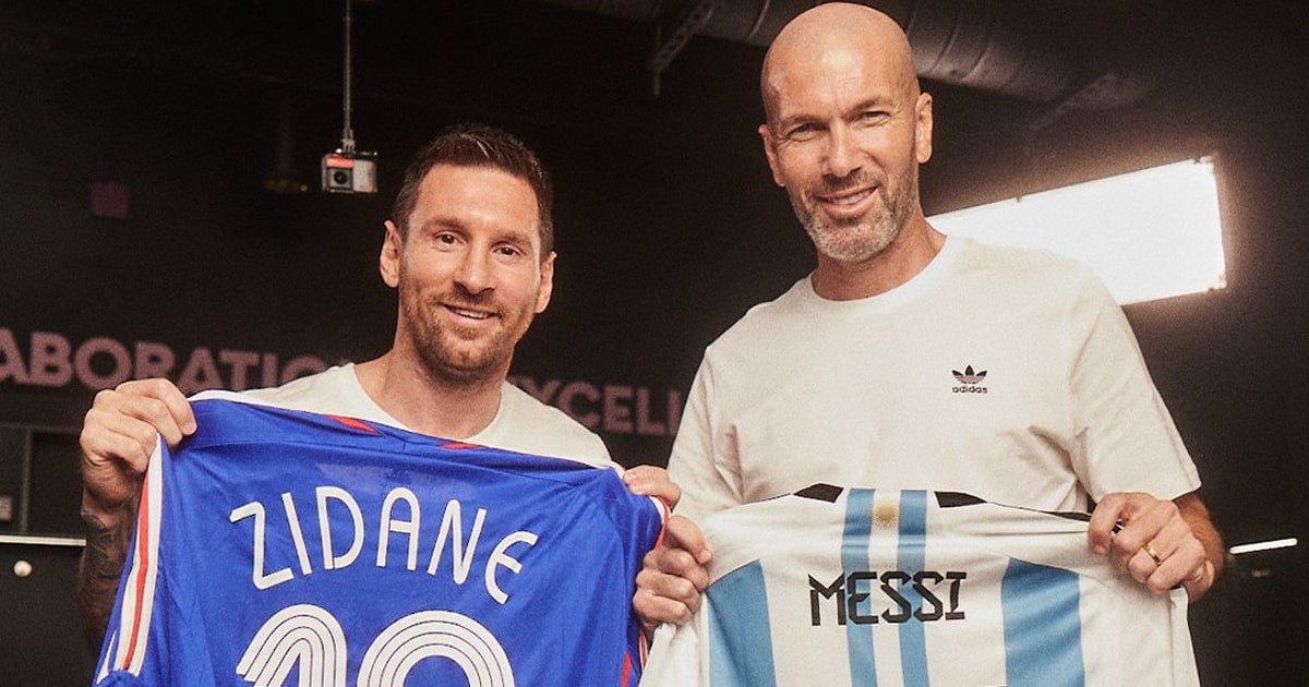 adidas Bring Zinedine Zidane & Lionel Messi Together For A Chat - featured image