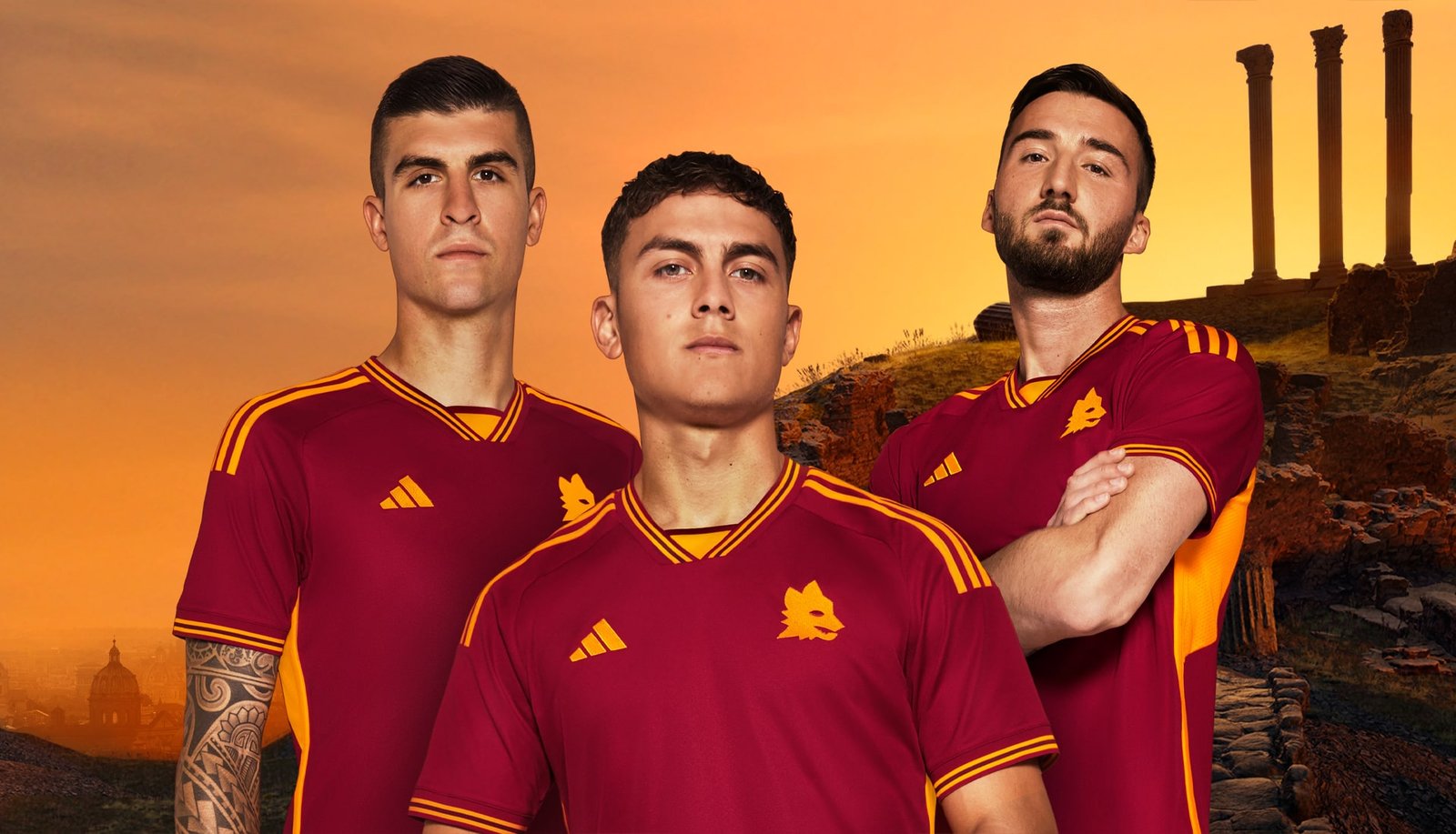 adidas Launch AS Roma 23/24 Home Shirt - featured image