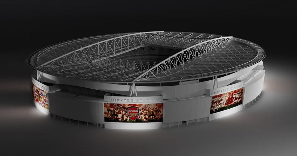 Arsenal Unveils New Artwork For Emirates Stadium Exterior - featured image