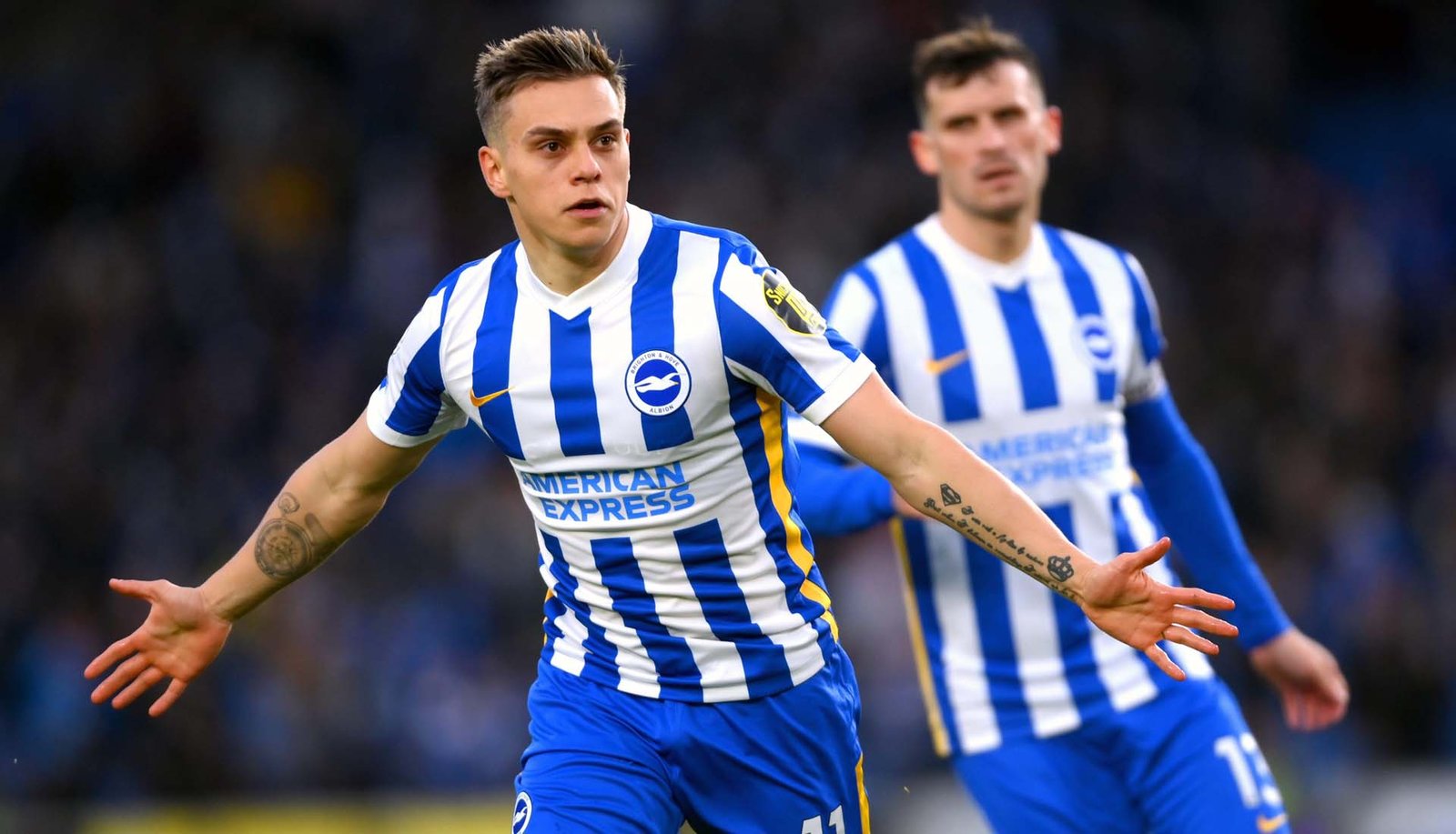 Brighton Debut 21/22 Home Kit In Win Over Man City - featured image