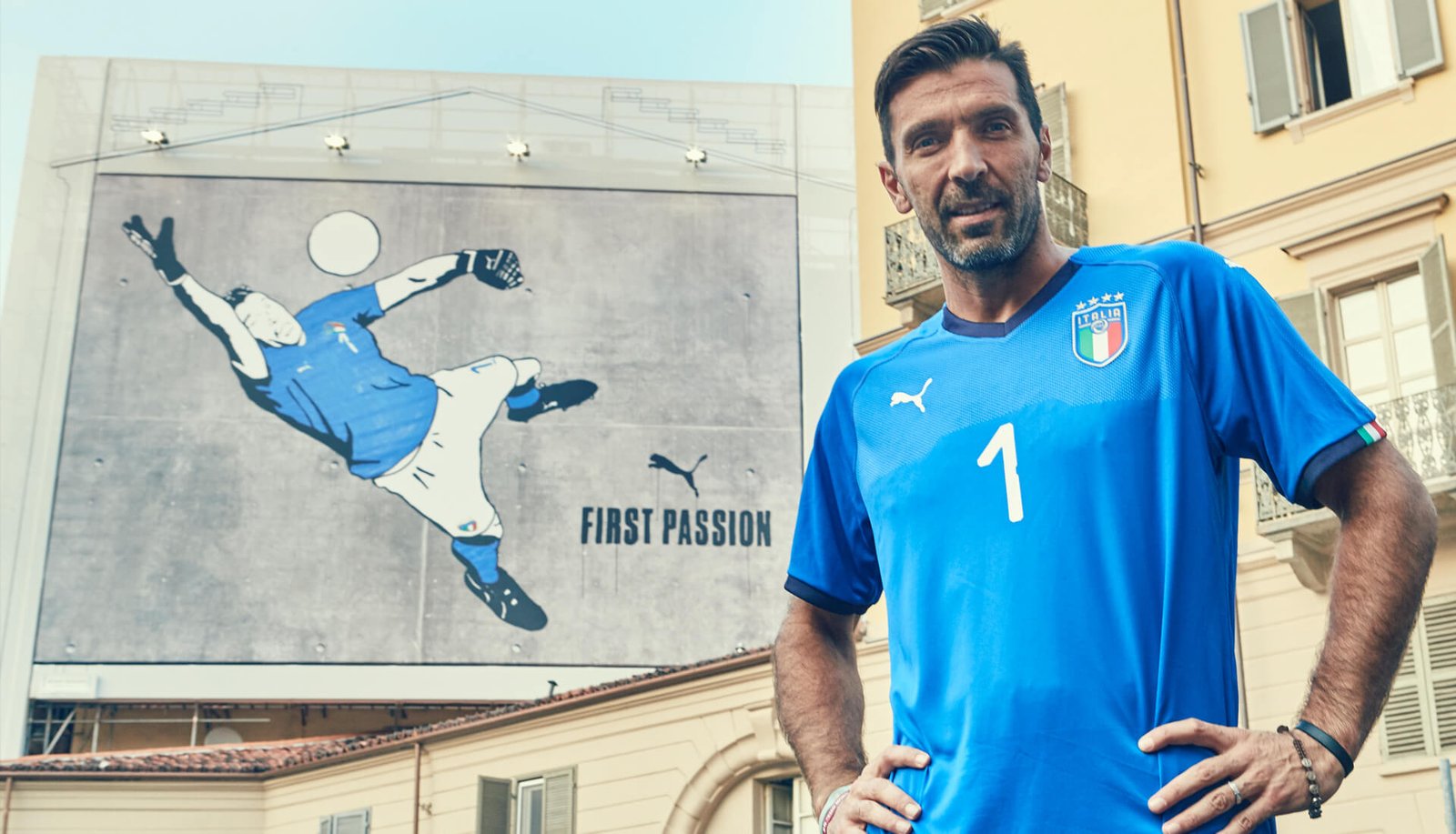 Buffon Unveils Italy 2017/18 PUMA Home Shirt - featured image