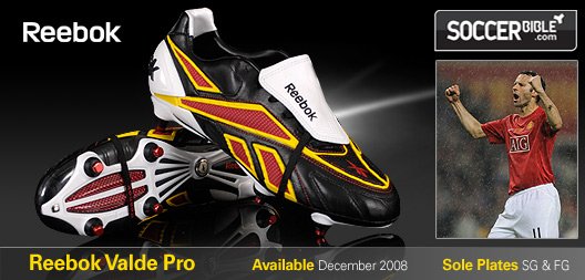 Speed Football Boots - Reebok Valde Pro - Ryan Giggs - 31/10/08 - featured image