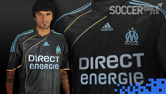 Football Shirt News - Olympique Marseille 09/10 adidas Third Kit - 10/08/09 - featured image