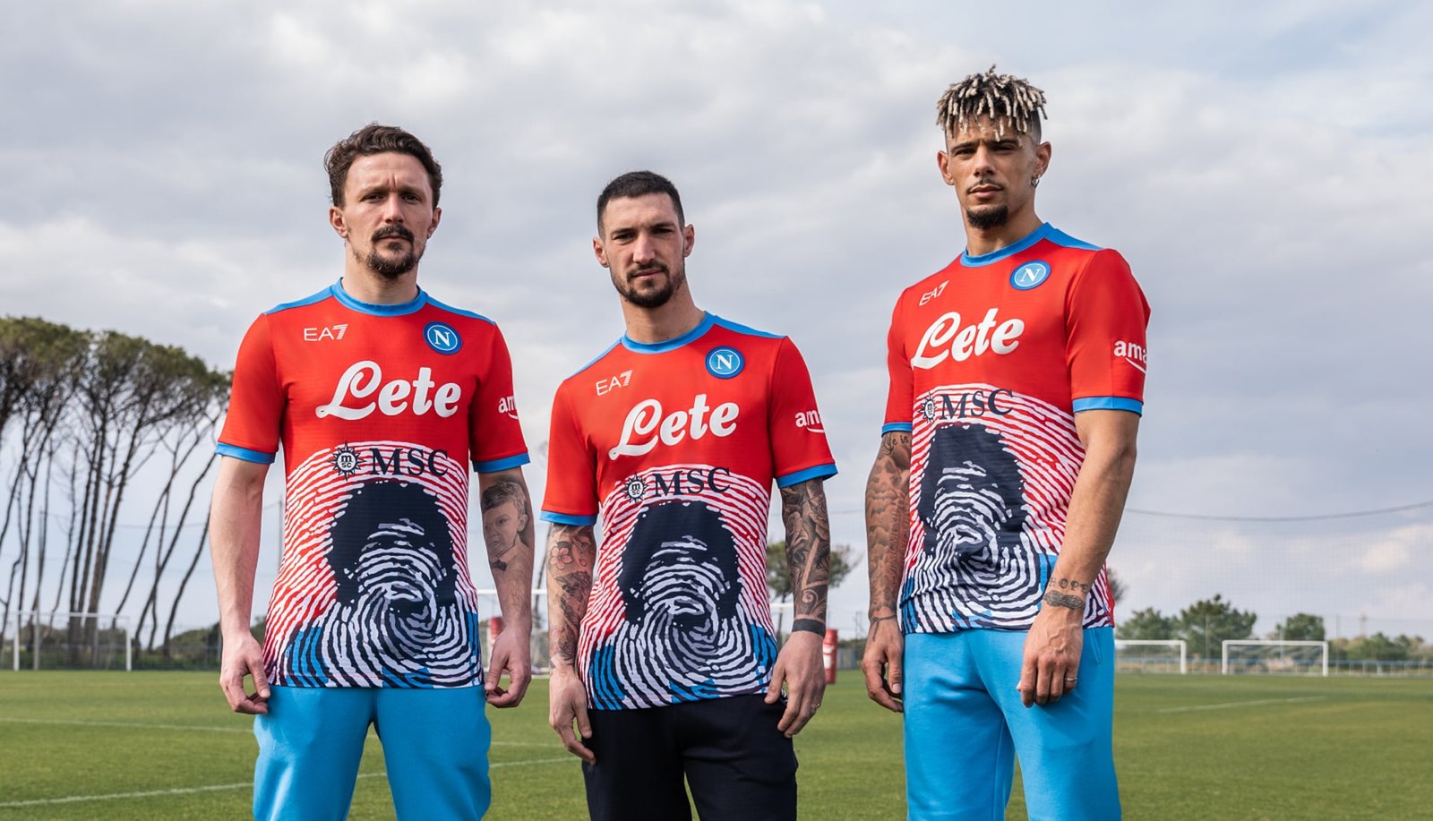 Napoli & EA7 Launch Special Edition 'Maradona Rossa' Shirt - featured image