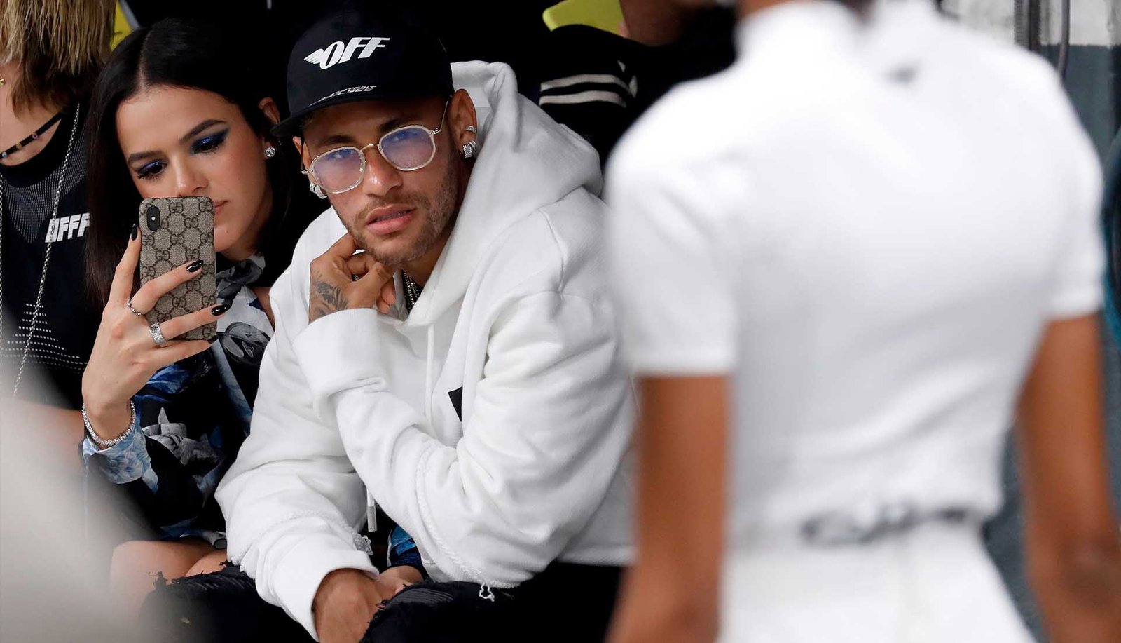 Neymar & Dani Alves at the Off-White Paris Fashion Week Show - featured image