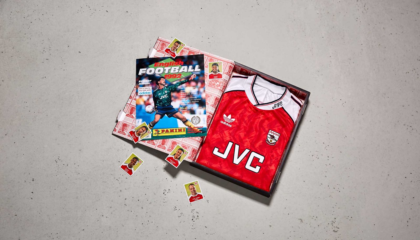 Pro:Direct Partner With Panini For adidas Originals x Arsenal Sticker Book - featured image