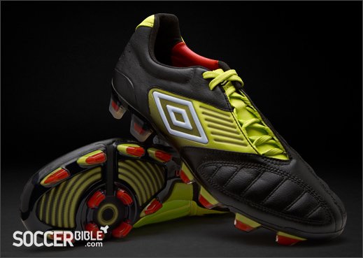 Umbro Geometra Pro Football Boots - Black/Green/Red - featured image