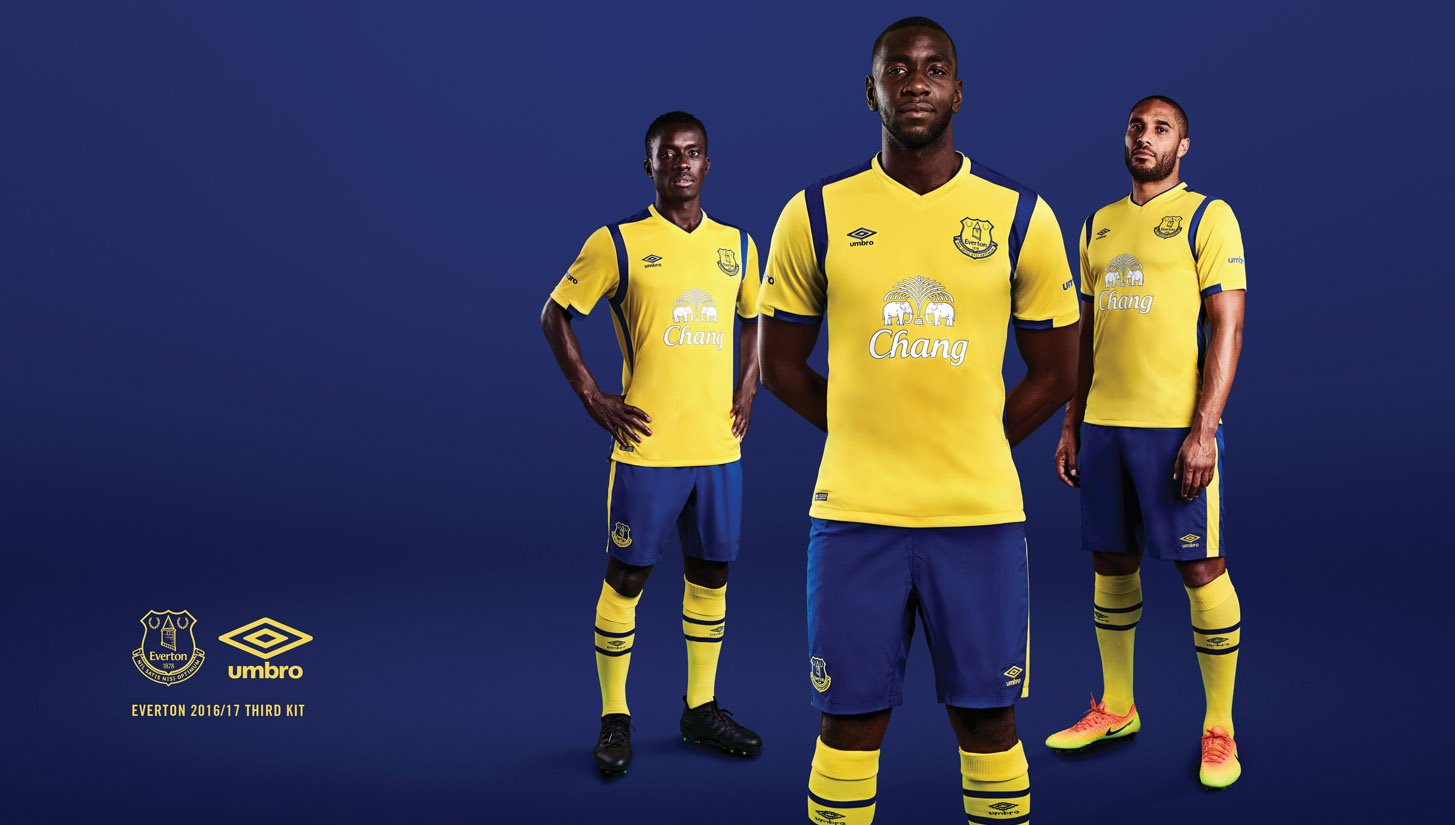 Umbro Launch Everton 2016/17 Third Shirt - featured image