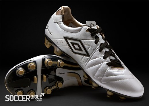 Umbro Speciali 3 Pro Football Boots - White/Black/Pewter - featured image