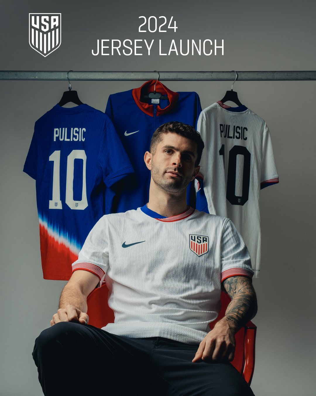 United States football shirt launch