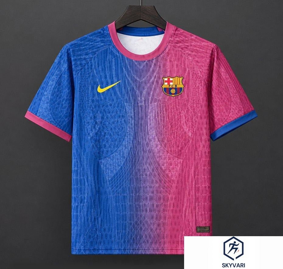 26/27 Barcelona Special Edition Blue/Pink Mosaic Jersey