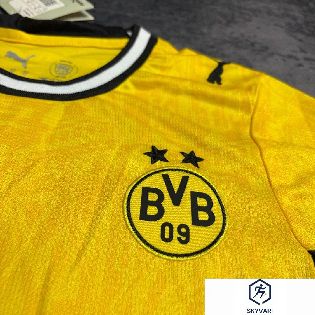 26/27 Kids Borussia Dortmund Home Yellow/Black Jersey — view 3
