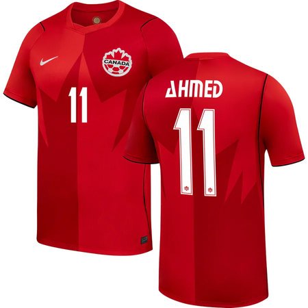 AHMED #11 Canada Home Soccer jersey World Cup 2026