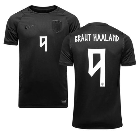 BRAUT HAALAND #9 Norway Away Soccer jersey World Cup 2026