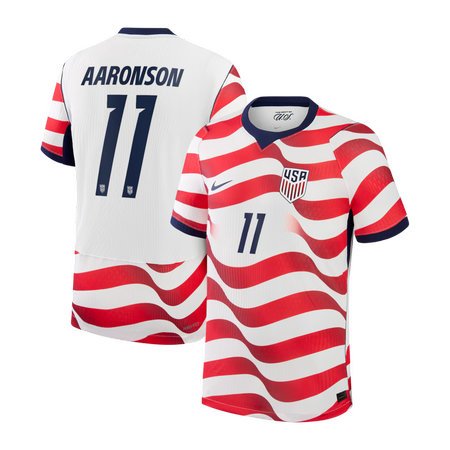 Brenden Aaronson #11 USA Home Match Soccer jersey World Cup 2026