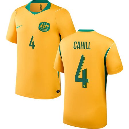 CAHILL #4 Australia Home Soccer jersey World Cup 2026