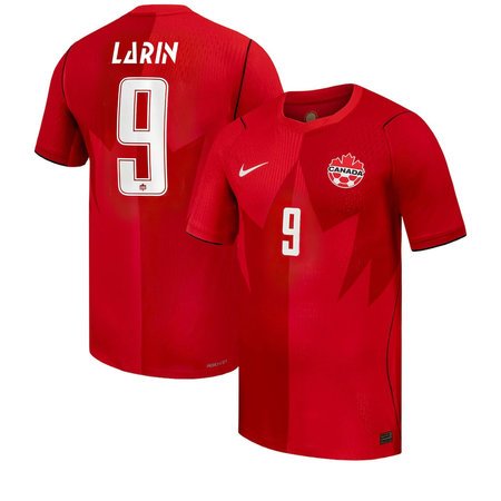 Cyle Larin #9 Canada Home Stadium Soccer jersey World Cup 2026