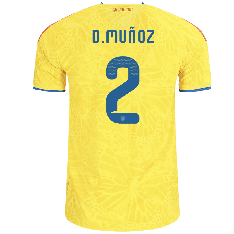Daniel Muñoz Colombia 26/27 Authentic Home Jersey