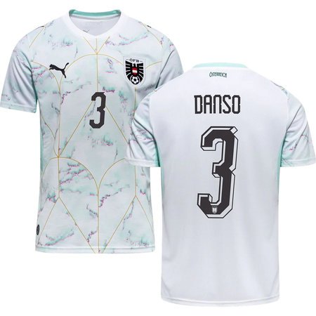 DANSO #3 Austria Away Soccer jersey World Cup 2026