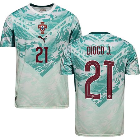 DIOGO J. #21 Portugal Away Soccer jersey World Cup 2026