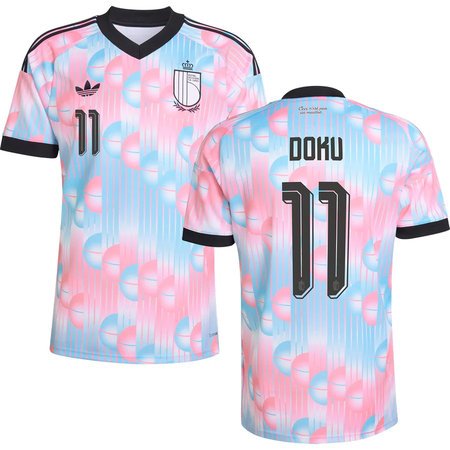 DOKU #11 Belgium Away Soccer jersey World Cup 2026