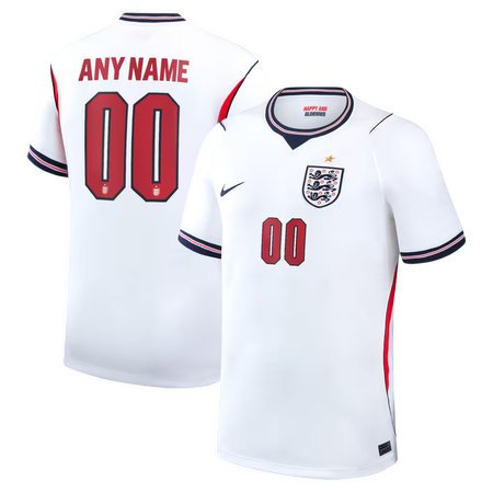England Home Stadium Custom Soccer jersey World Cup 2026