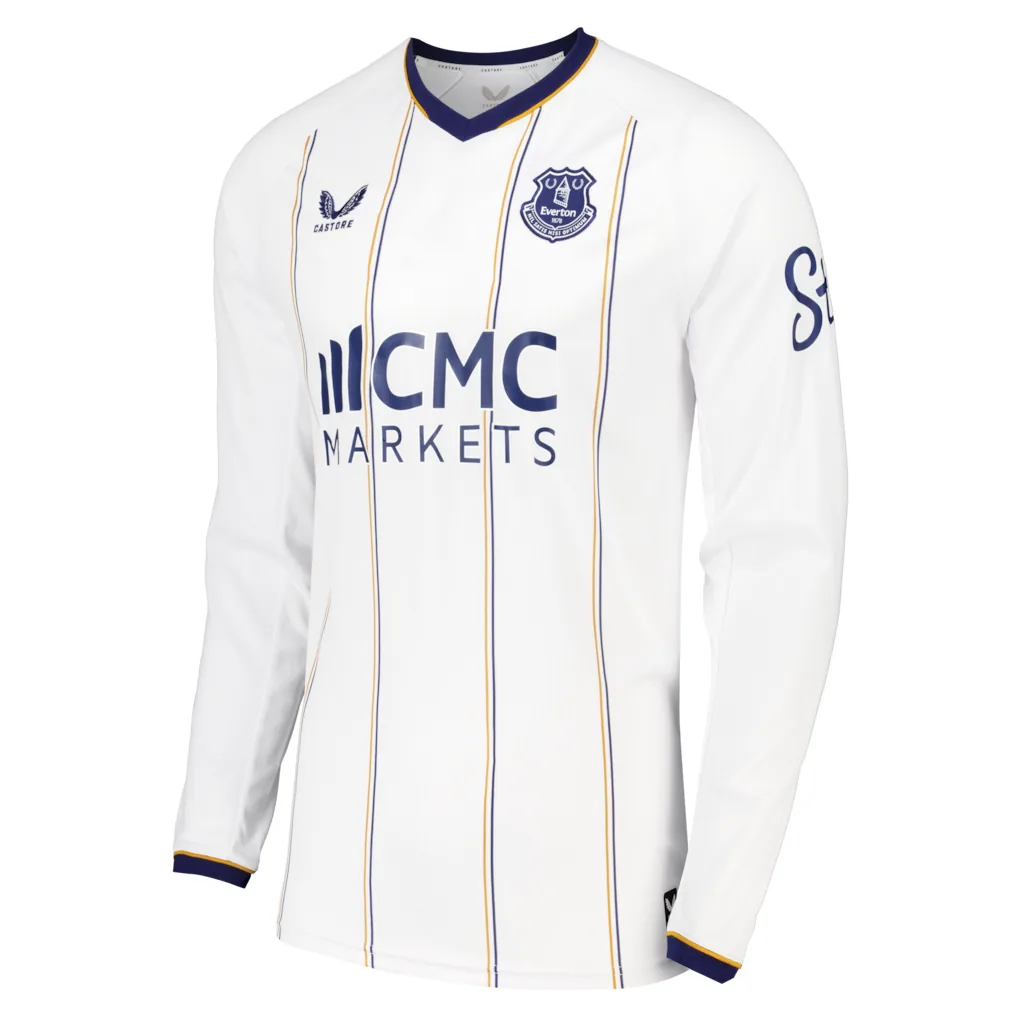 Everton Castore Away Replica Shirt 2026-27 - Long Sleeve with Dewsbury-Hall 8 printing — view 2