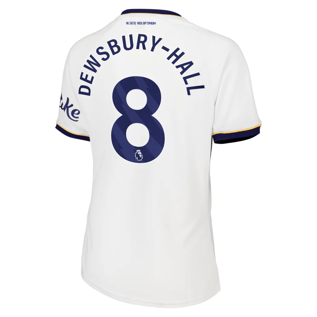 Everton Castore Away Replica Shirt 2026-27 - Womens with Dewsbury-Hall 8 printing — view 3