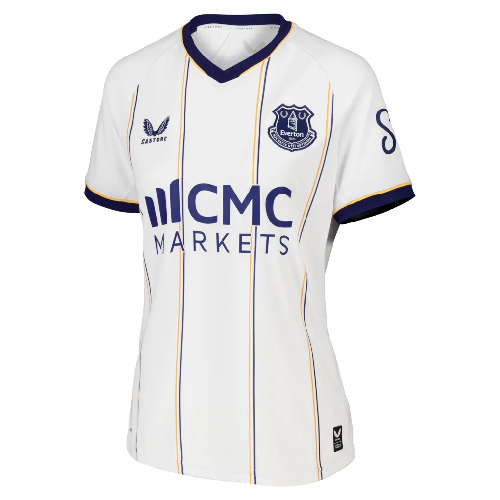 Everton Castore Away Replica Shirt 2026-27 - Womens with Ndiaye 10 printing — view 2
