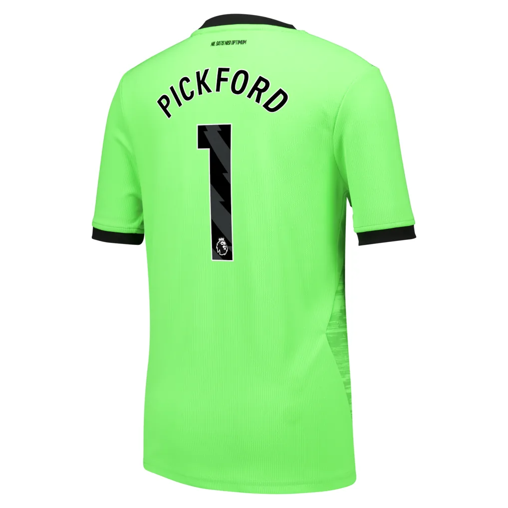 Everton Castore Home Goalkeeper Shirt 2026-27 - Kids with Pickford 1 printing — view 3