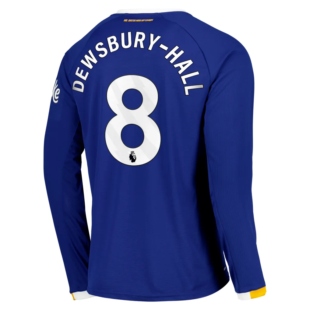 Everton Castore Home Replica Shirt 2026-27 - Long Sleeve with Dewsbury-Hall 8 printing — view 3