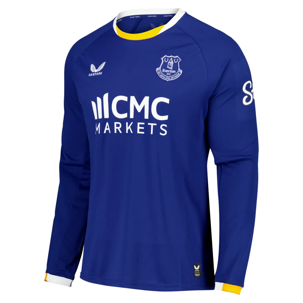 Everton Castore Home Replica Shirt 2026-27 - Long Sleeve with Ndiaye 10 printing — view 2