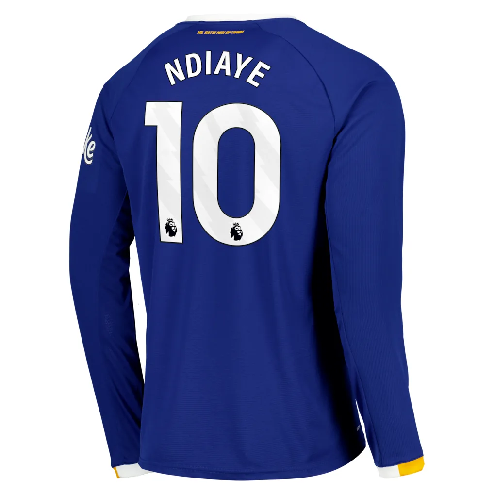 Everton Castore Home Replica Shirt 2026-27 - Long Sleeve with Ndiaye 10 printing — view 3