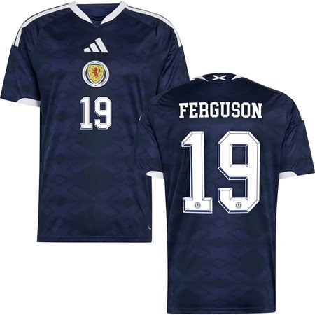 FERGUSON #19 Scotland Home Soccer jersey World Cup 2026