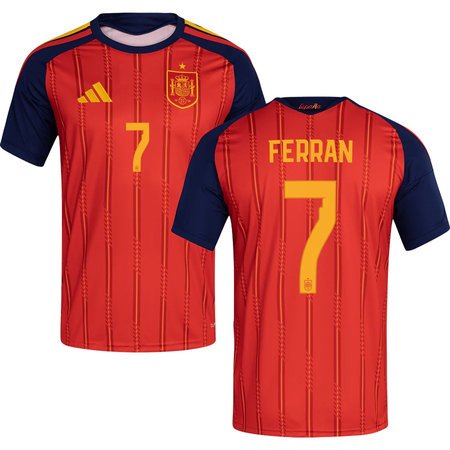 FERRAN #7 Spain Home Soccer jersey World Cup 2026