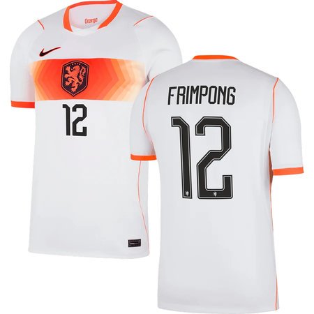 FRIMPONG #12 Netherlands Away Soccer jersey World Cup 2026