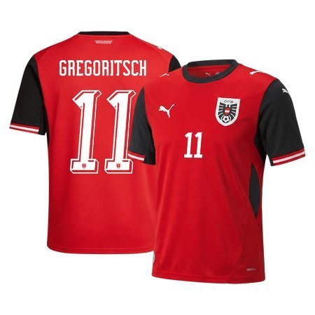 GREGORITSCH #11 Austria Home Soccer jersey World Cup 2026