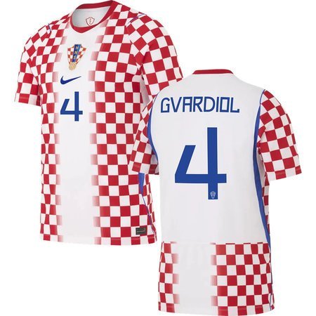 GVARDIOL #4 Croatia Home Soccer jersey World Cup 2026