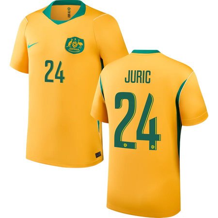JURIC #24 Australia Home Soccer jersey World Cup 2026