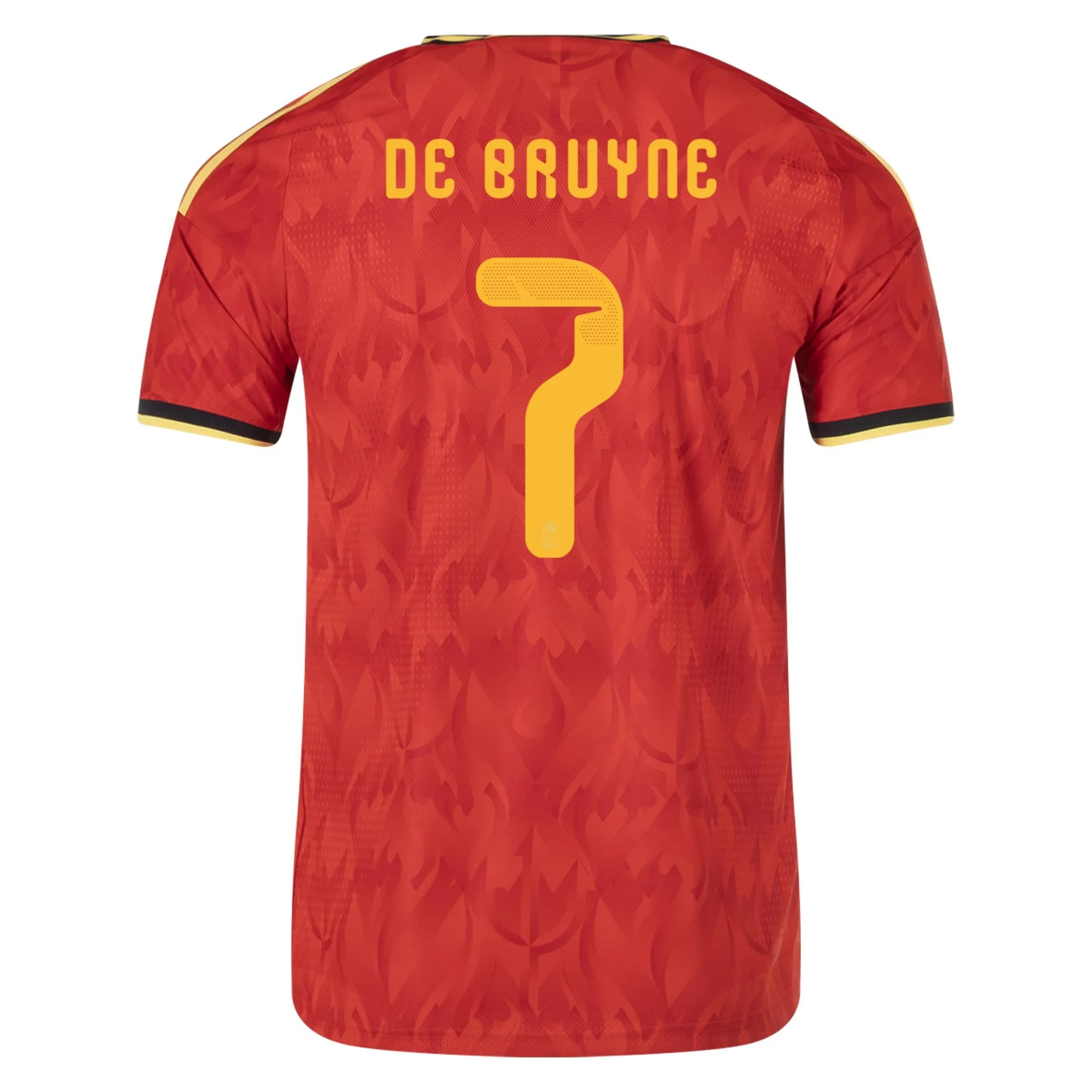 Kevin De Bruyne Belgium 2026/27 Adidas Authentic Home Jersey