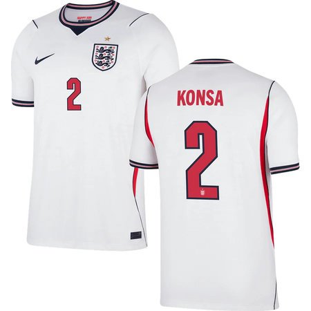 KONSA #2 England Home Soccer jersey World Cup 2026