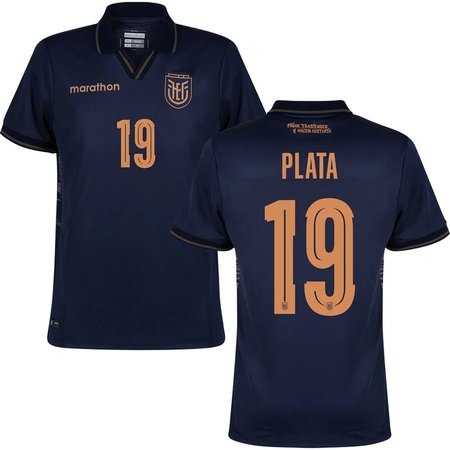 PLATA #19 Ecuador Away Soccer jersey World Cup 2026