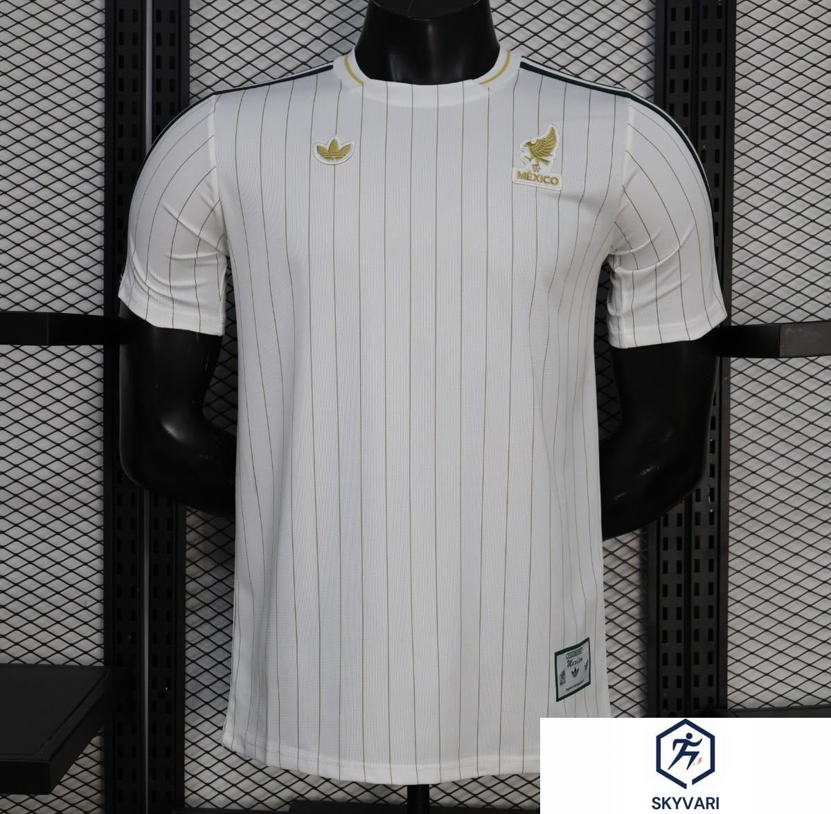 Player Version 2026 Mexico White Terrace Icons White Jersey