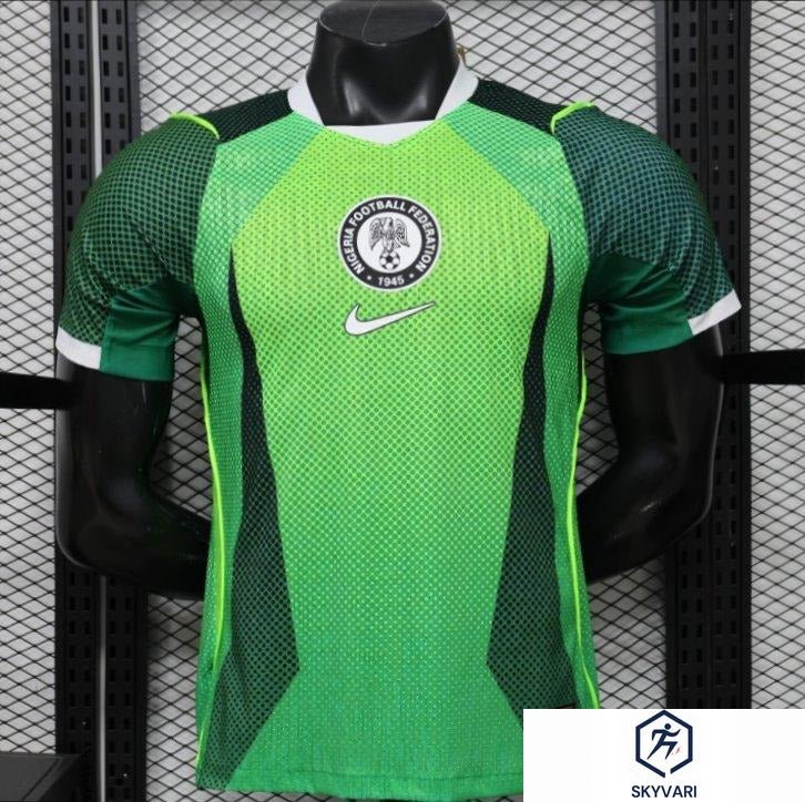 Player Version 26/27 Nigeria Volt Green &amp; Dark Green Home Jersey