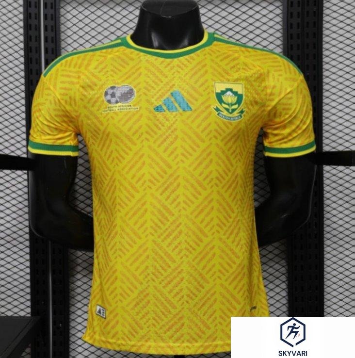 Player Version 26/27 South Africa Yellow &amp; Green Home Jersey (Adidas)