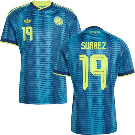 SUAREZ #19 Colombia Away Soccer jersey World Cup 2026